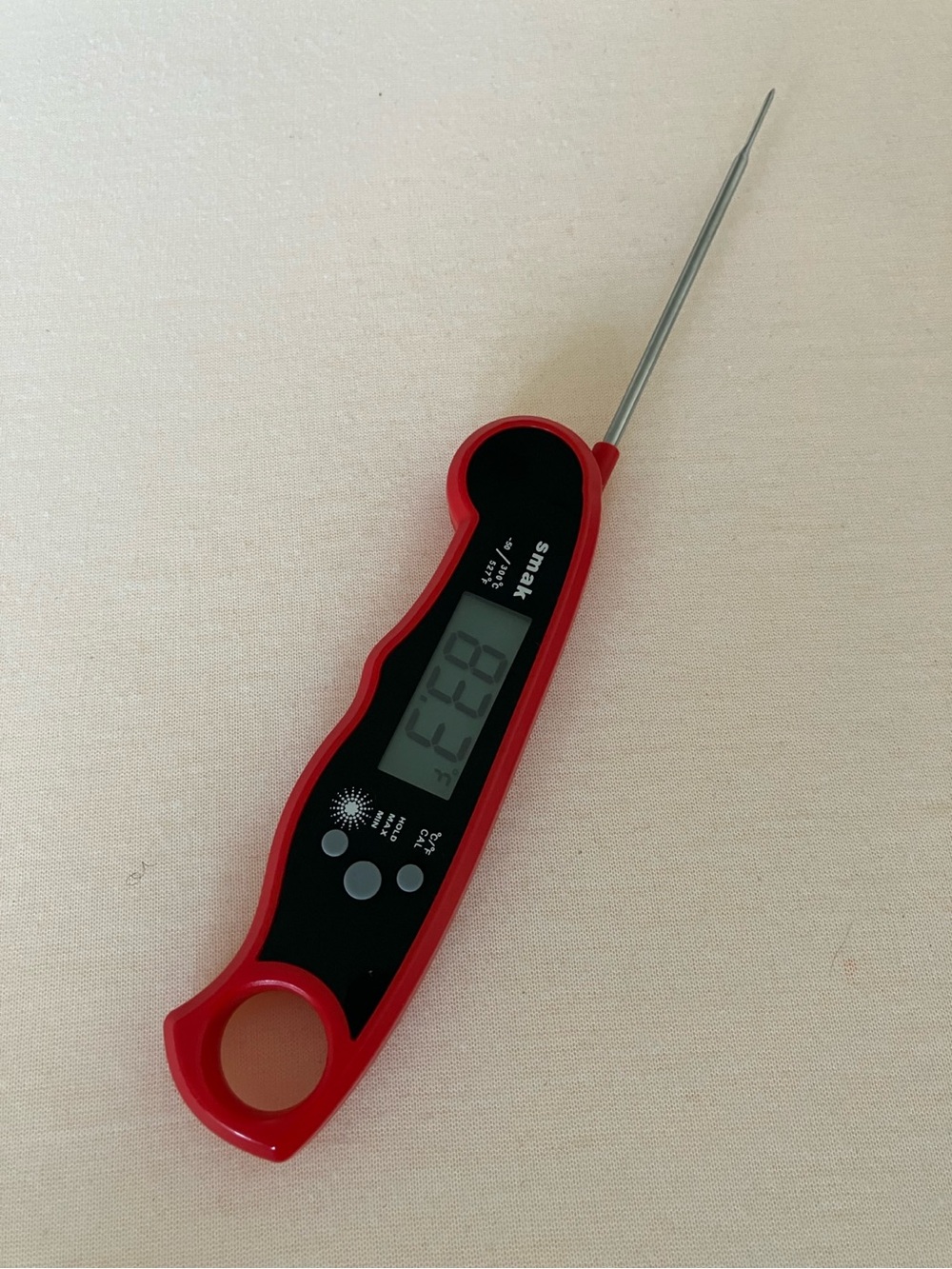 Smak Digital Meat Thermometer Instant Read Folding Probe BBQ Kitchen